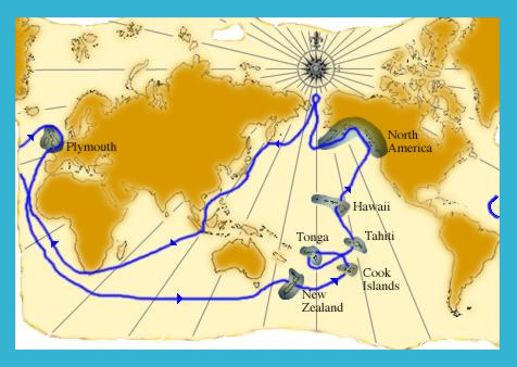 Map of Capt. Cooks Third Voyage